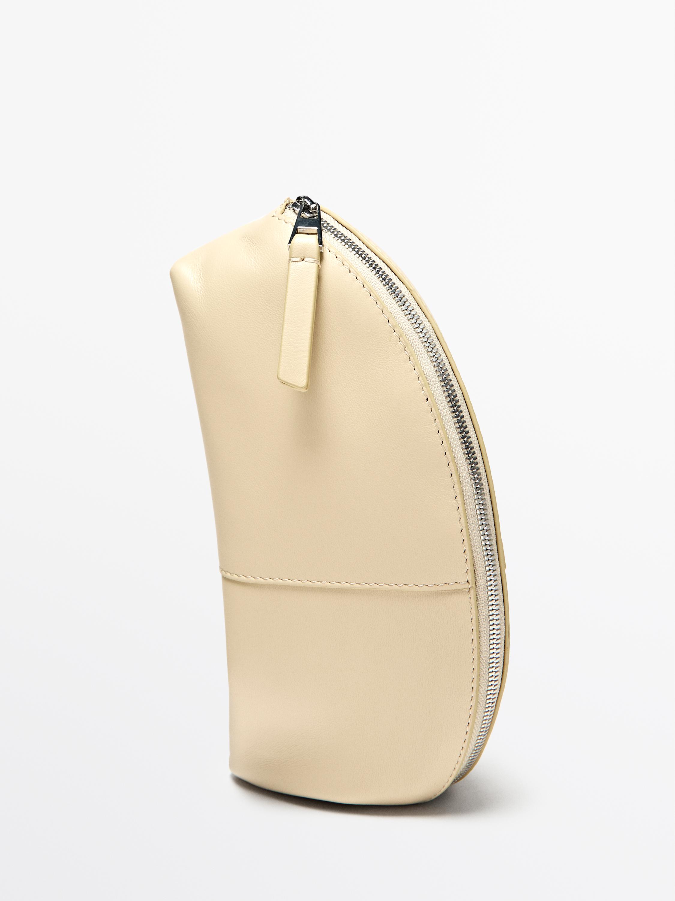 Trousse en cuir nappa